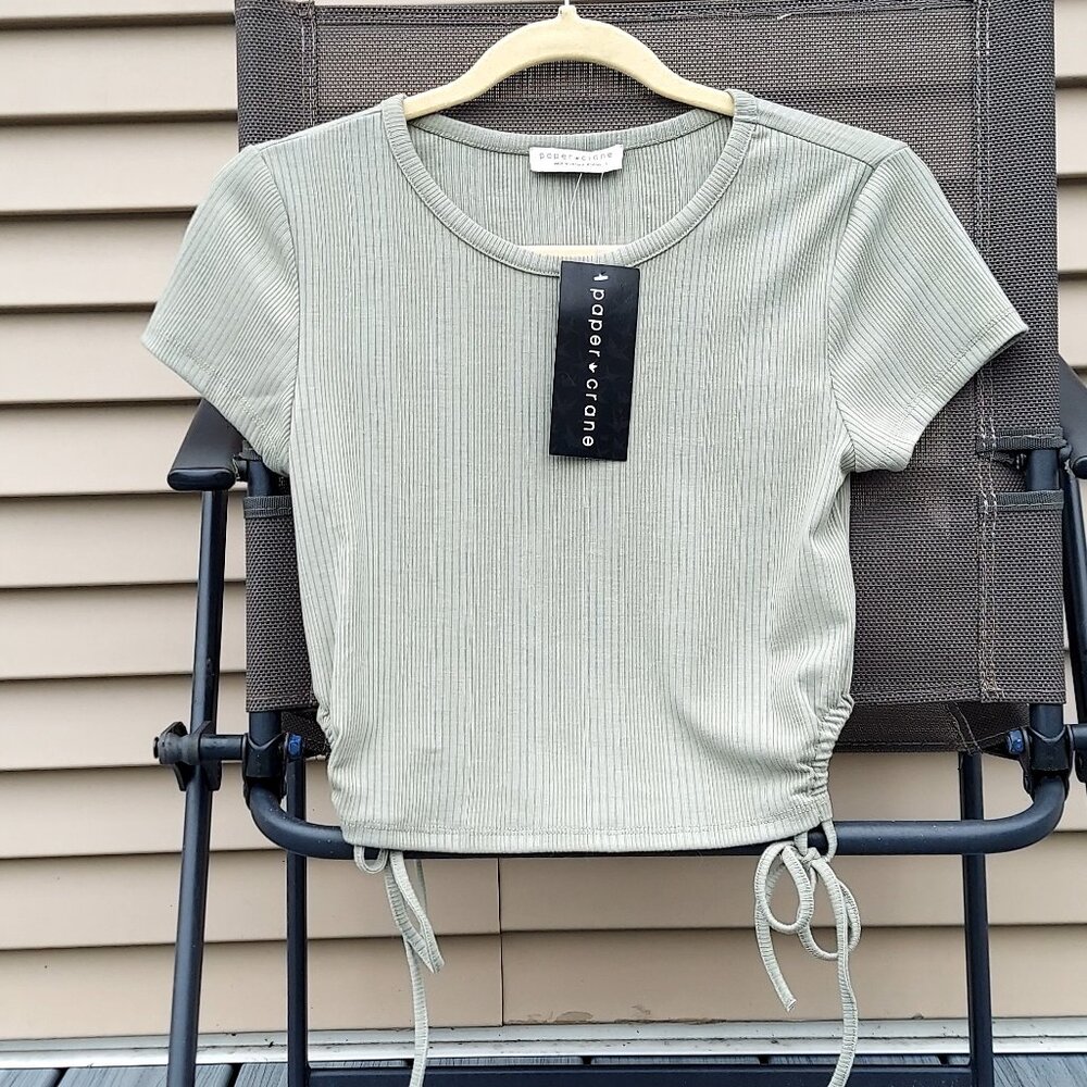 Light Mint Top by Paper Crane